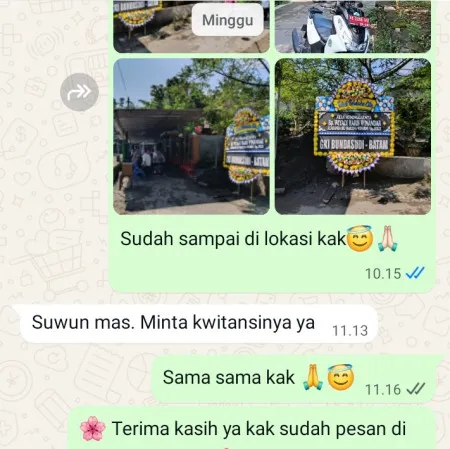 Pengiriman Papan Bunga Duka Juron Nguter